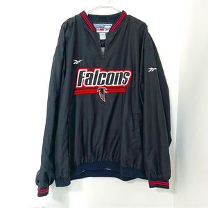 Reebok NFL Pro Line Vintage GA ATL Falcons Pullover Jacket